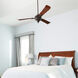 Brewster 60 inch Oiled Bronze with Distressed Vintage Walnut Blades Ceiling Fan