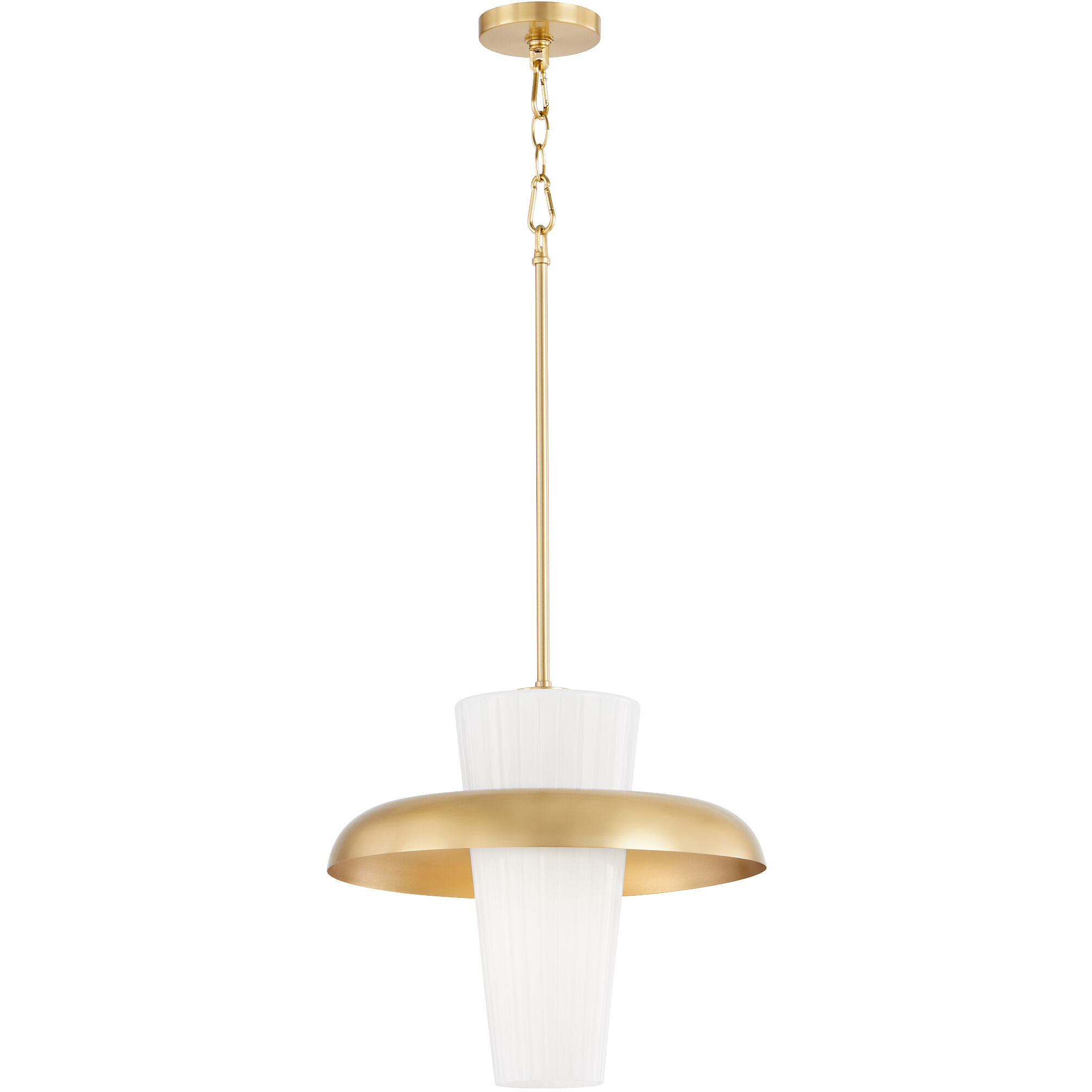 Mallory 1 Light 20 inch Aged Brass Pendant Ceiling Light