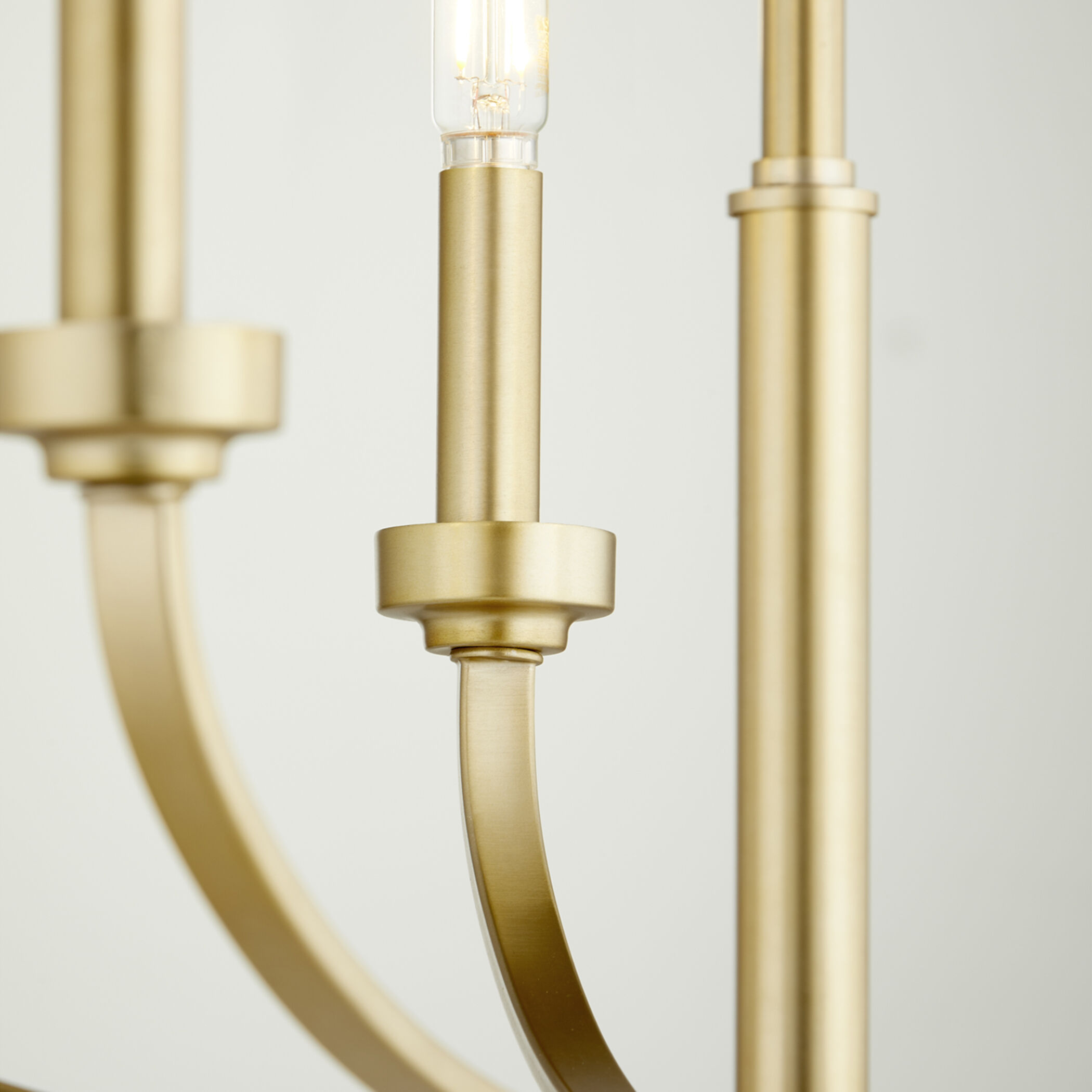 Reyes 5 Light 26 inch Aged Brass Chandelier Ceiling Light