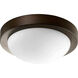 Fort Worth 2 Light 11 inch Oiled Bronze Flush Mount Ceiling Light