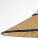 Cona 3 Light 24 inch Matte Black Pendant Ceiling Light
