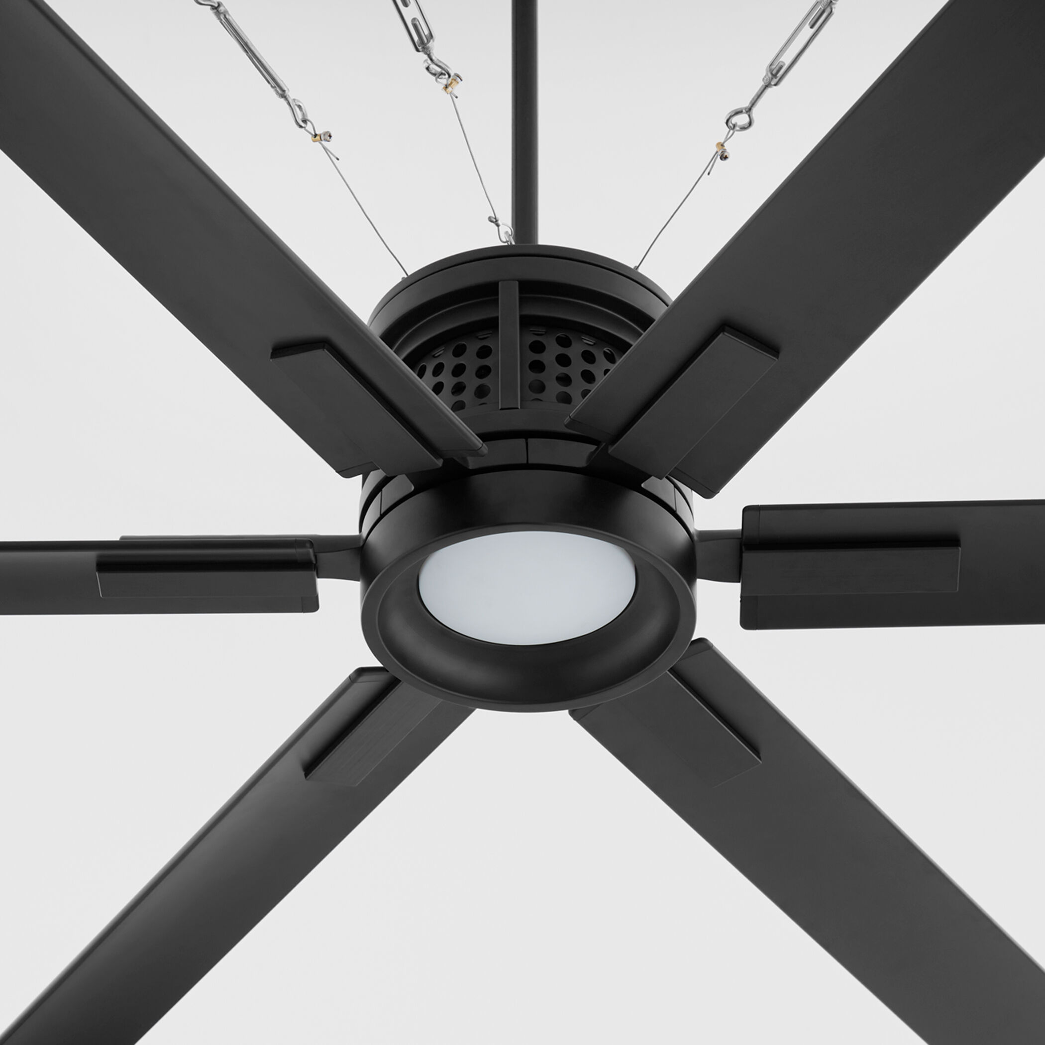 Quorum 10806-59 Zeus 80 inch Matte Black Patio Fan