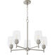 Wallinger 5 Light 24.5 inch Satin Nickel Chandelier Ceiling Light