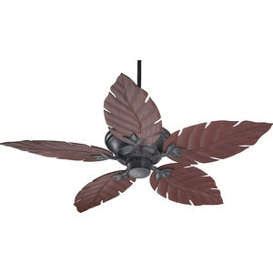 Monaco 52 inch Toasted Sienna with Rosewood Blades Outdoor Ceiling Fan