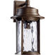 Charter 1 Light 16 inch Oiled Bronze Outdoor Wall Lantern