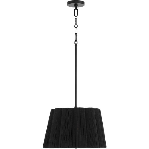 Anton 3 Light 16 inch Matte Black Pendant Ceiling Light