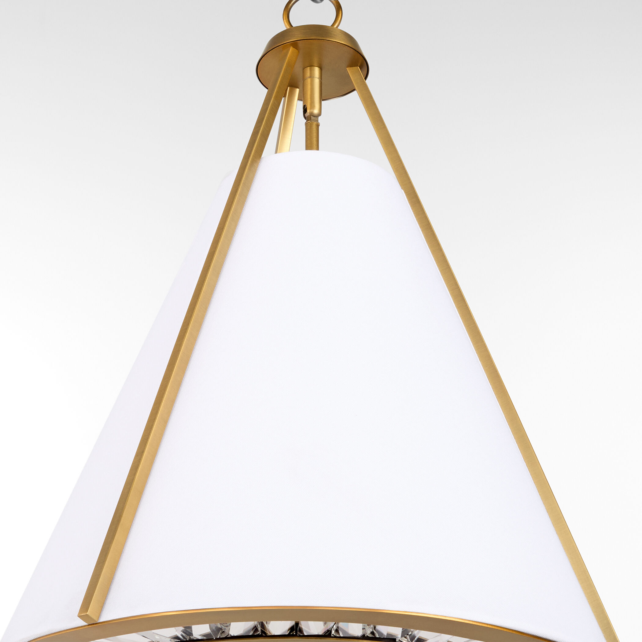 Gorham 3 Light 18 inch Brushed Brass Pendant Ceiling Light