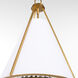 Gorham 3 Light 18 inch Brushed Brass Pendant Ceiling Light