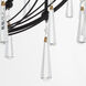 Eloise 5 Light 26 inch Matte Black Chandelier Ceiling Light