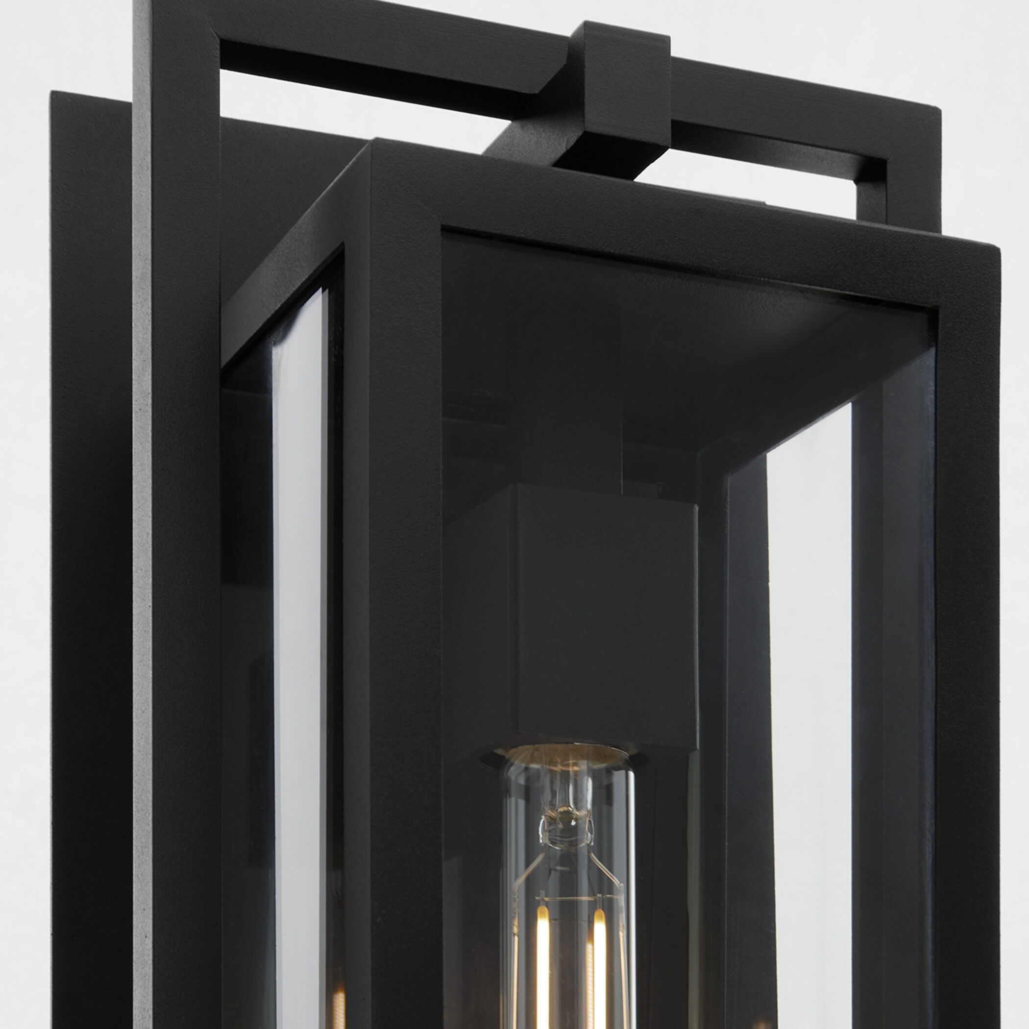 Marco 1 Light 15 inch Textured Black Outdoor Wall Lantern