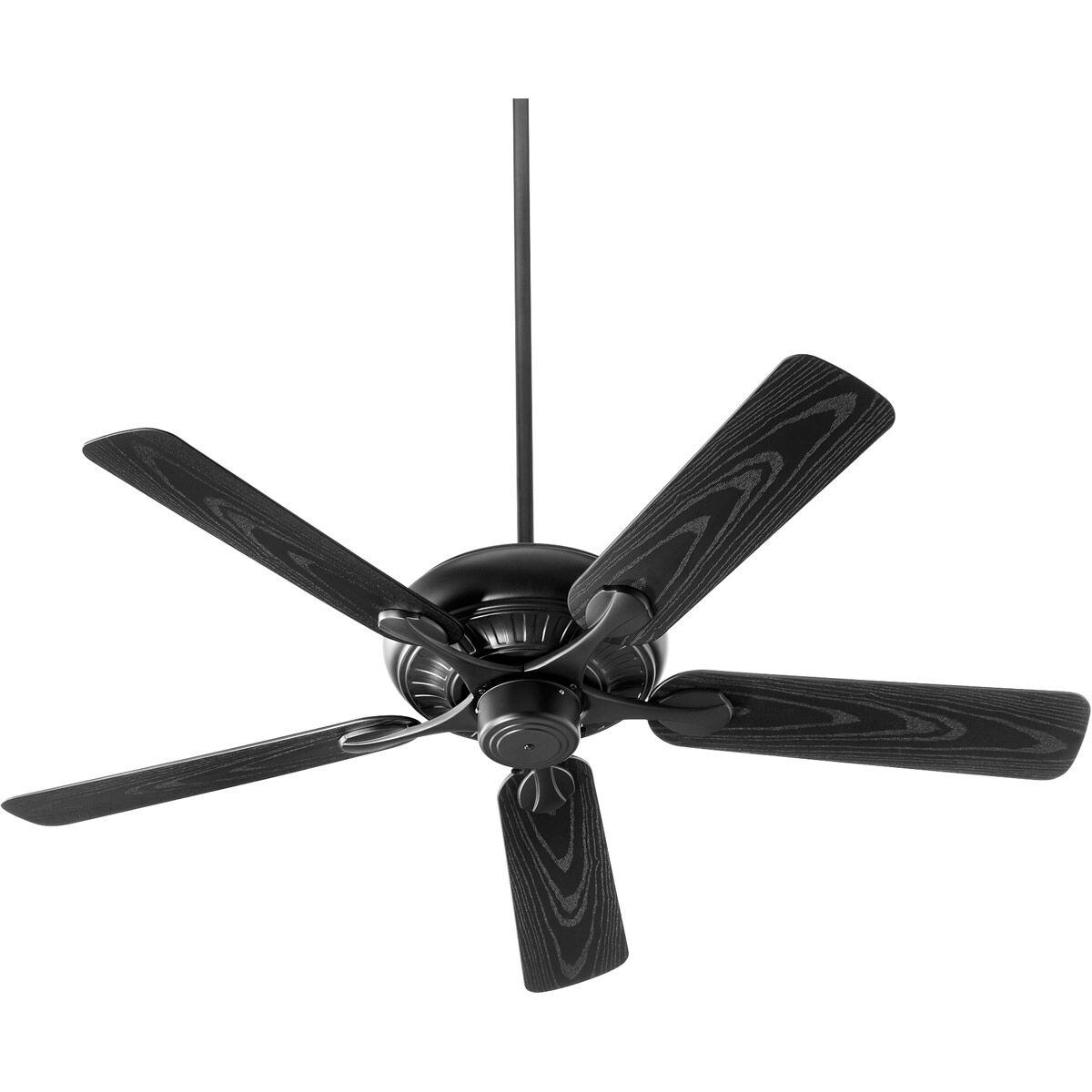 Pinnacle Patio 52 inch Noir with Matte Black Blades Outdoor Ceiling Fan