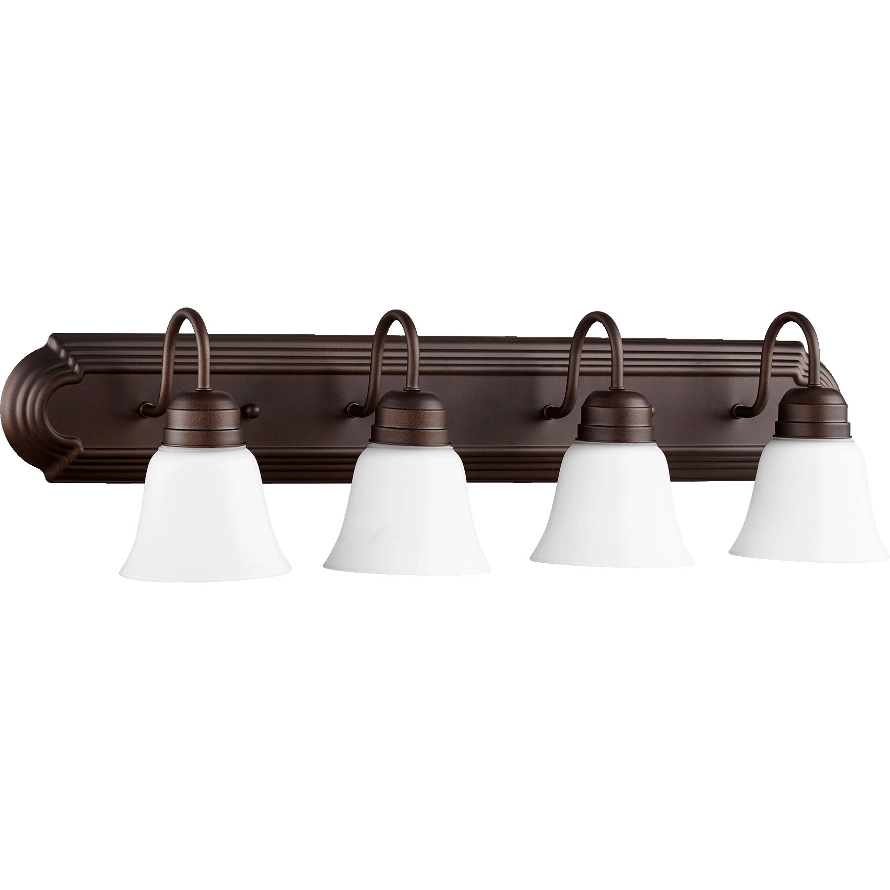 Fort Worth 4 Light 30 inch Oiled Bronze Vanity Light Wall Light