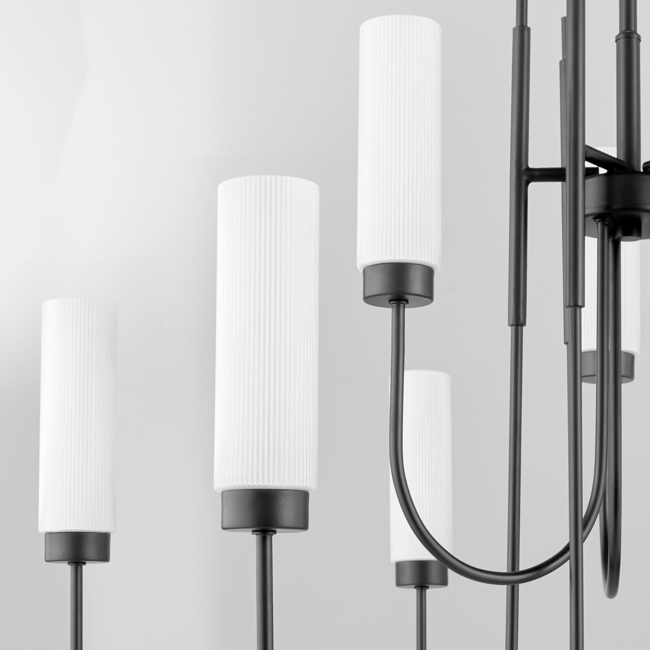 Jerome 9 Light 35 inch Matte Black Chandelier Ceiling Light