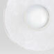 Del Rey 8 inch Brushed Brass/Studio White Wall Sconce Wall Light