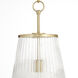 Providence 1 Light 22 inch Aged Brass Pendant Ceiling Light