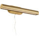Belinder 0 watt 22.5 inch Aged Brass Picture Light Wall Light