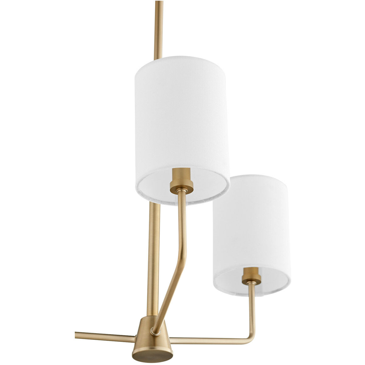 Harmony 3 Light 18 inch Aged Brass Chandelier Ceiling Light