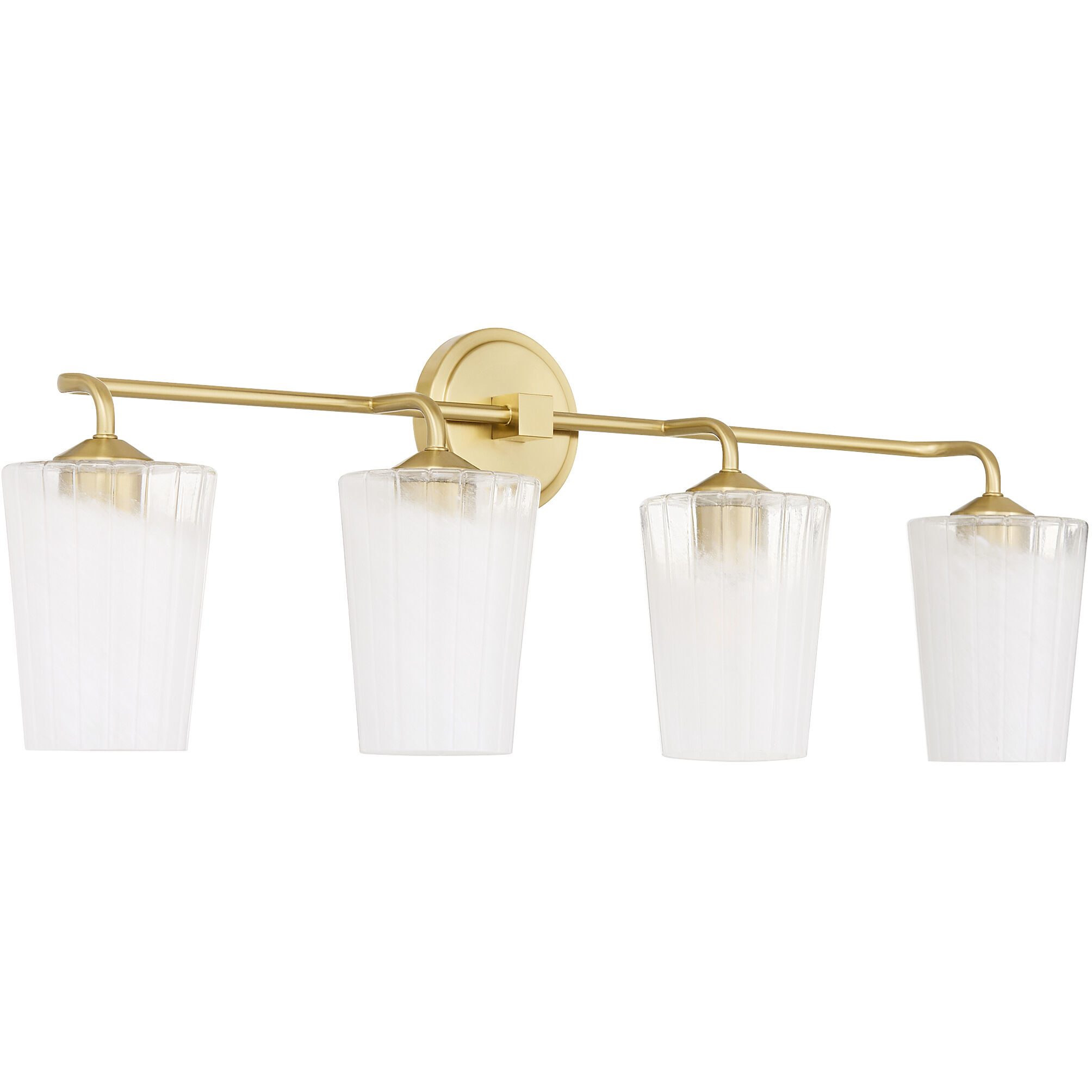 Providence 4 Light 35 inch Aged Brass Vanity Light Wall Light