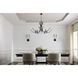 Majesty 8 Light 45 inch Matte Black Chandelier Ceiling Light