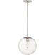 Fort Worth 1 Light 12 inch Satin Nickel Pendant Ceiling Light