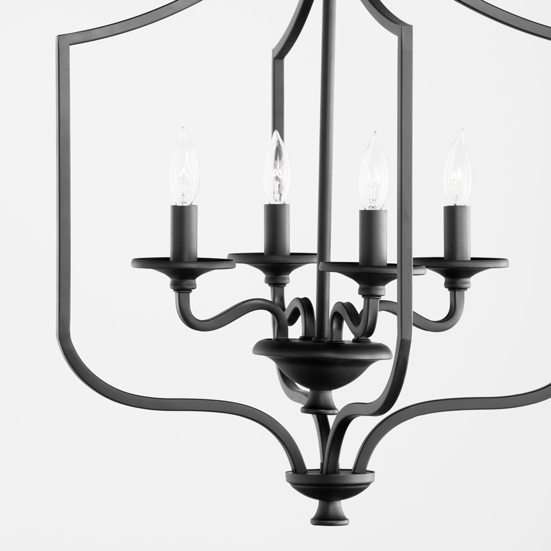 Maryse 4 Light 18 inch Matte Black Entry Ceiling Light