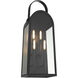 Rossi 4 Light 30 inch Matte Black Outdoor Wall Lantern