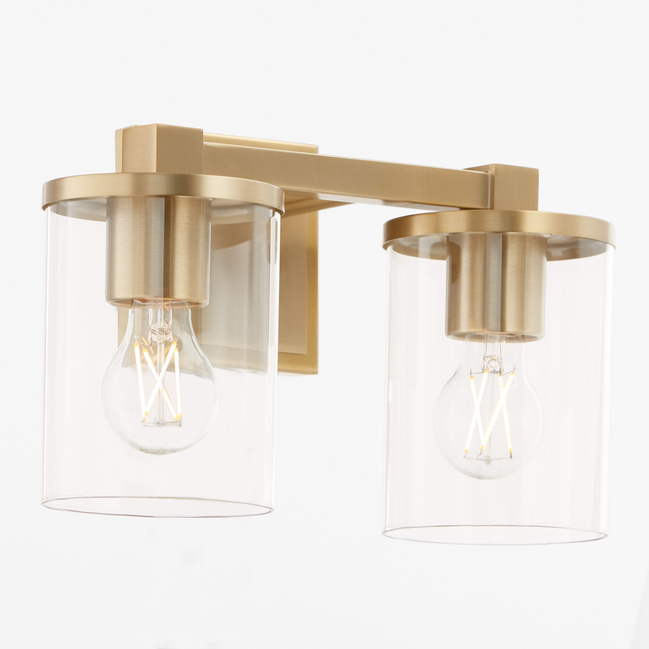 Bolton 2 Light 13.5 inch Aged Brass Vanity Light Wall Light