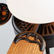 Capri VIII 52 inch Midnight Bronze with Matte Black and Weathered Oak Blades Ceiling Fan