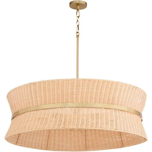 Fairview 8 Light 36 inch Brushed Brass Pendant Ceiling Light