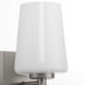 Goodwin 5 inch Satin Nickel Wall Mount Wall Light in Opal, 16 in.