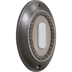 Lighting Accessory Antique Silver Basic Oval Doorbell