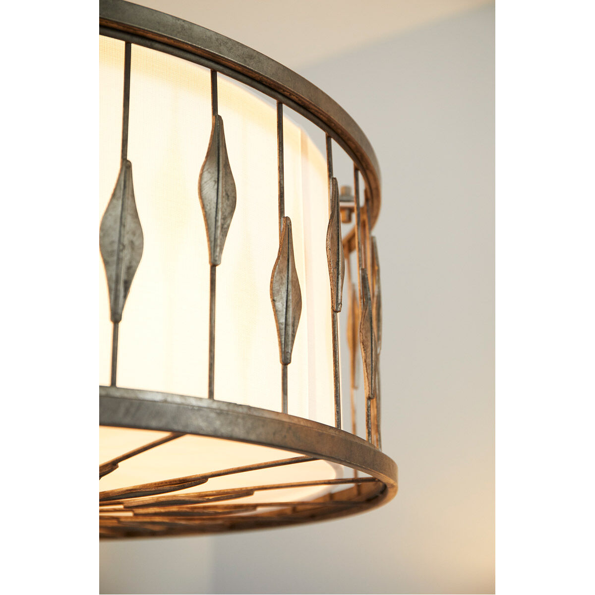 Cordon 6 Light 24.25 inch Persian Gray Pendant Ceiling Light