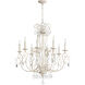 Ariel 8 Light 30 inch Persian White Chandelier Ceiling Light