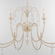 Clasica 8 Light 48 inch Washed Oak Chandelier Ceiling Light