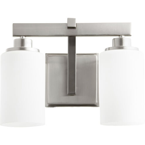 Lancaster 2 Light 13 inch Satin Nickel Vanity Light Wall Light