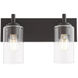 Fallstaff 2 Light 14.5 inch Matte Black Vanity Light Wall Light