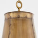 Artisan 3 Light 13.5 inch Artisan Brass Pendant Ceiling Light