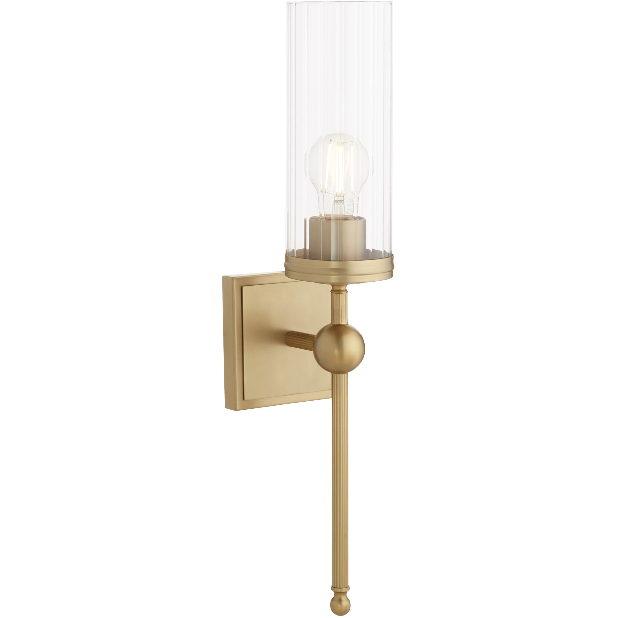 Lee Boulevard 1 Light 5 inch Aged Brass Wall Mount Wall Light