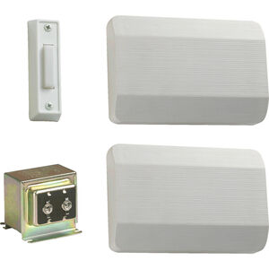 Lighting Accessory White Single Entry Doorbell in 1, 2