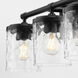 Starky 3 Light 20 inch Matte Black Vanity Light Wall Light