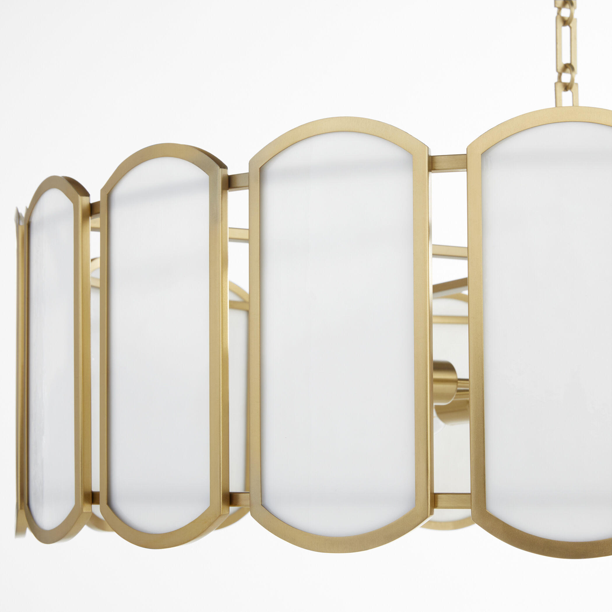 Belleview 8 Light 38 inch Aged Brass Pendant Ceiling Light