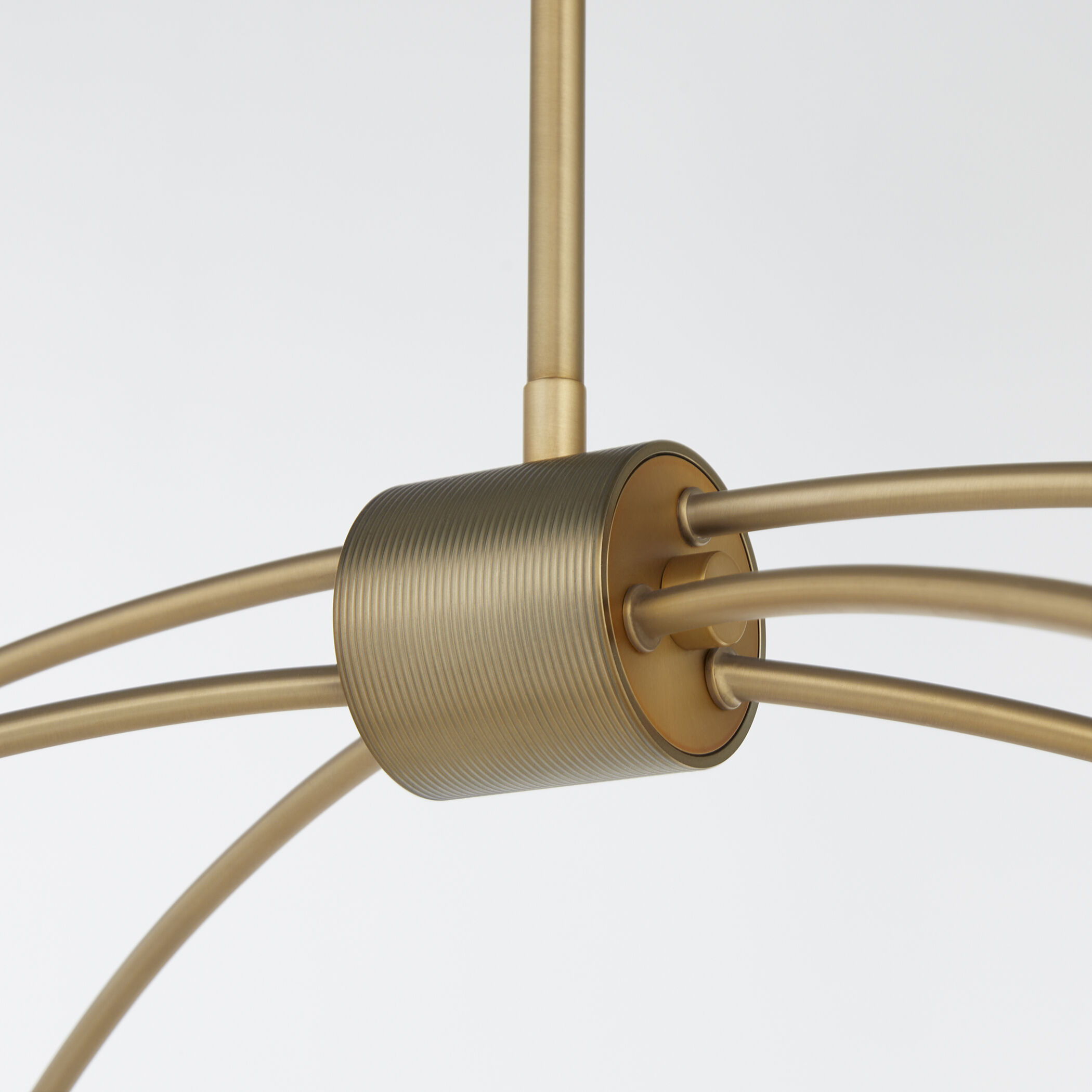 Arpeggio Linear Chandelier Ceiling Light in Aged Brass