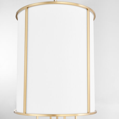 Eldorado 4 Light 18 inch Aged Brass Entry Ceiling Light
