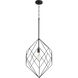 Fort Worth 1 Light 16 inch Noir Pendant Ceiling Light
