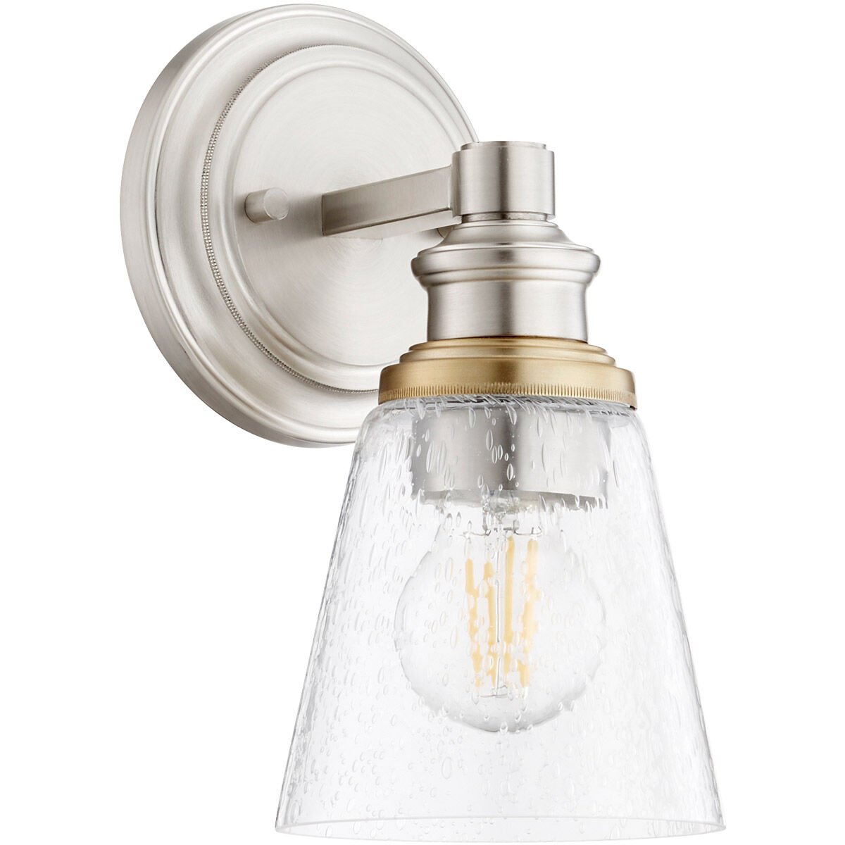 Dunbar 1 Light 5 inch Satin Nickel Wall Sconce Wall Light