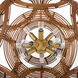 Kalio 12 Light 22 inch Brushed Brass Pendant Ceiling Light