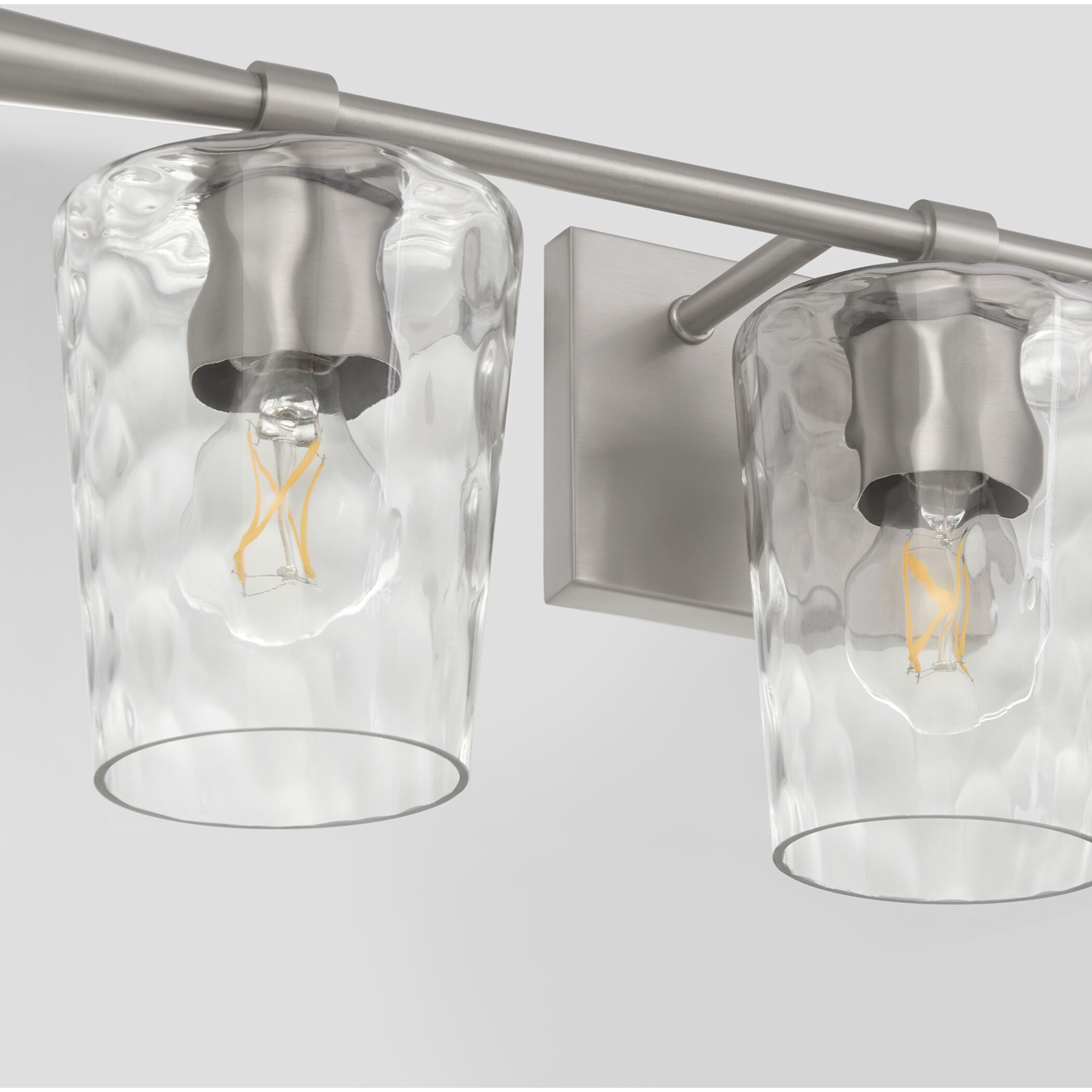 Goodwin 3 Light 25.19 inch Satin Nickel Vanity Light Wall Light