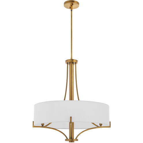 Imperial 4 Light 24 inch Brushed Brass Pendant Ceiling Light