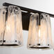 Prestige 3 Light 24 inch Matte Black Vanity Light Wall Light