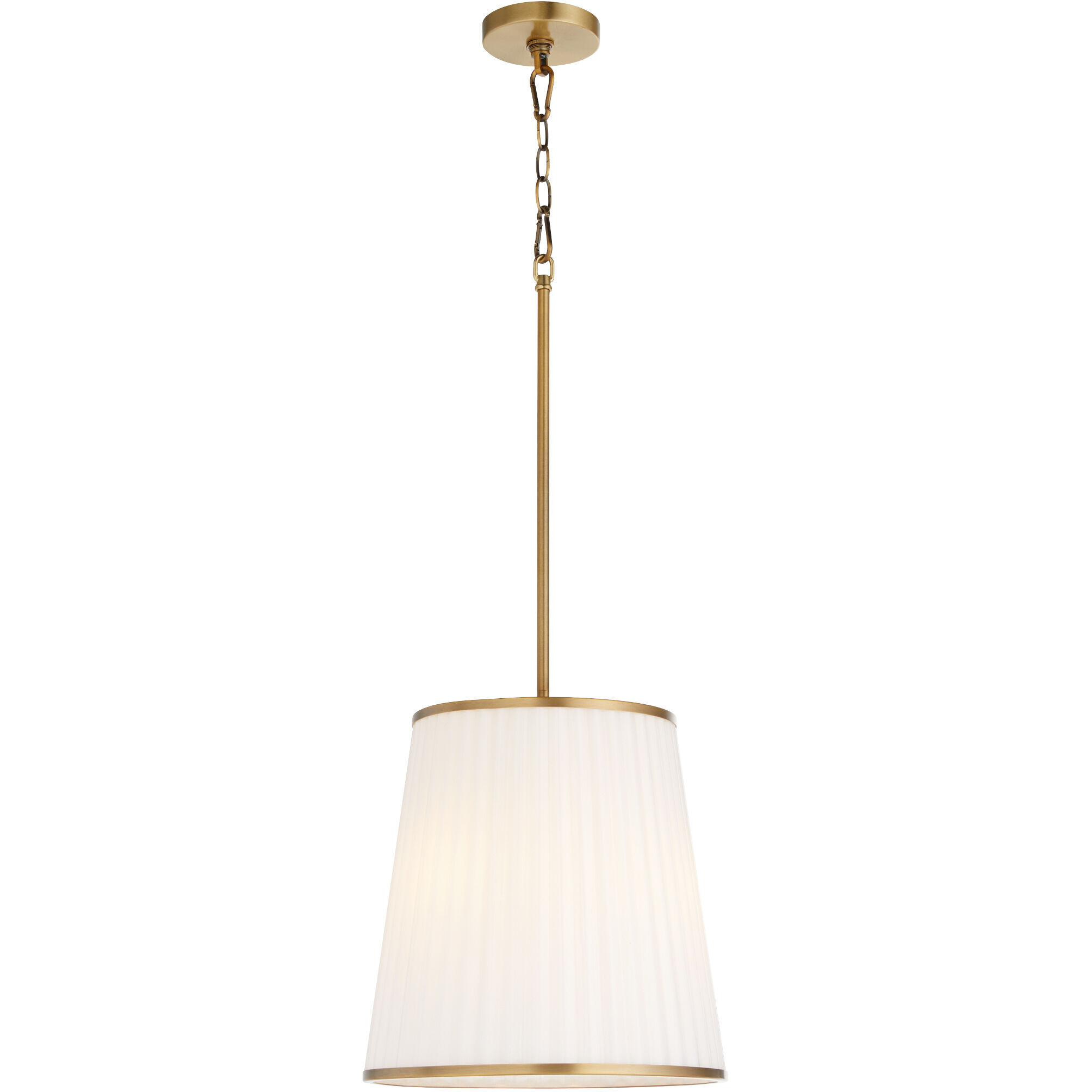 Marlon 3 Light 13.75 inch Brushed Brass Pendant Ceiling Light